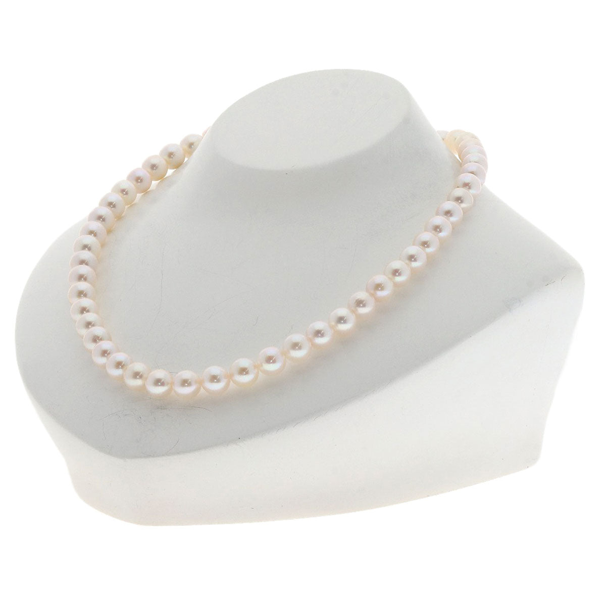 Akoya pearl Pearl Necklace Silver 41.3g　Ladies