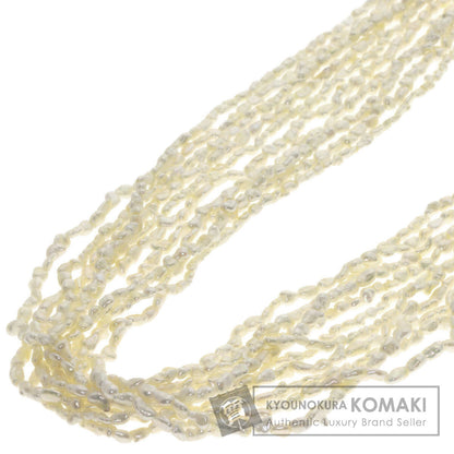 Keshi Pearl 10 rows Necklace K14 Yellow Gold  40.5g�@Ladies