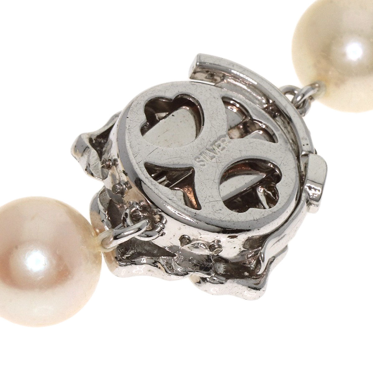 Akoya pearl Pearl Necklace Silver 49.1g　Ladies