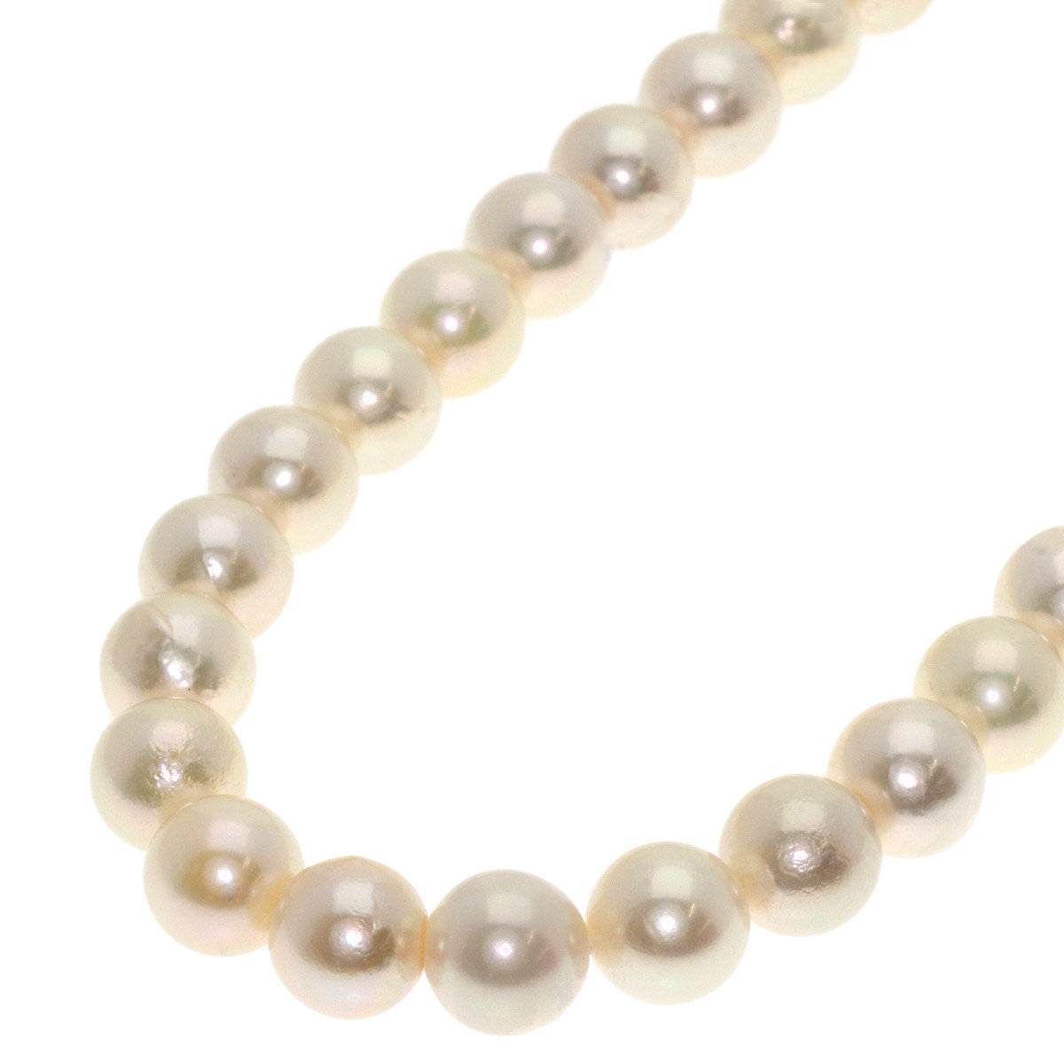 Akoya pearl Pearl Necklace Silver 48.6g　Ladies