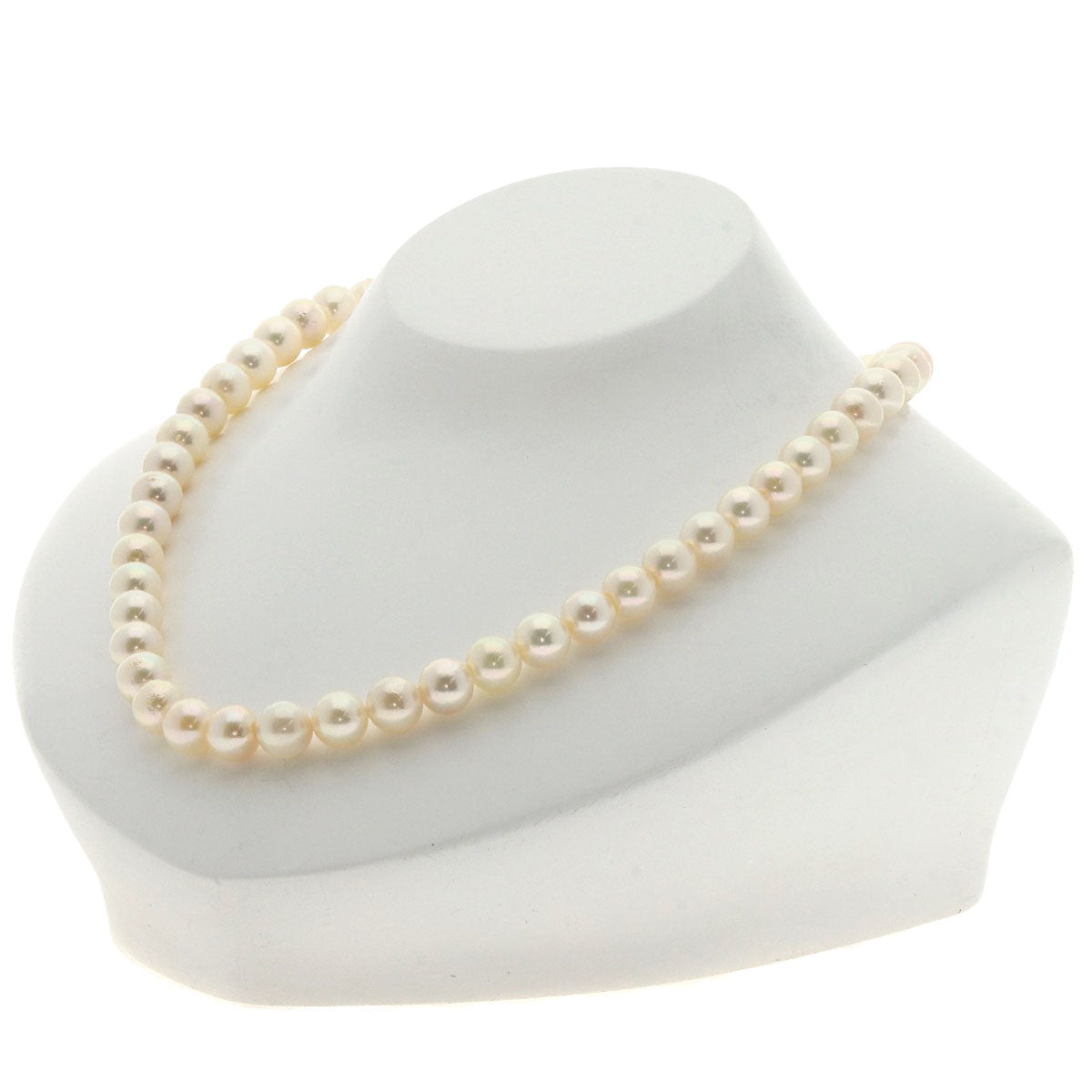 Akoya pearl Pearl Necklace Silver 48.6g　Ladies