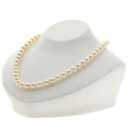 Akoya pearl Pearl Necklace Silver 48.6g　Ladies