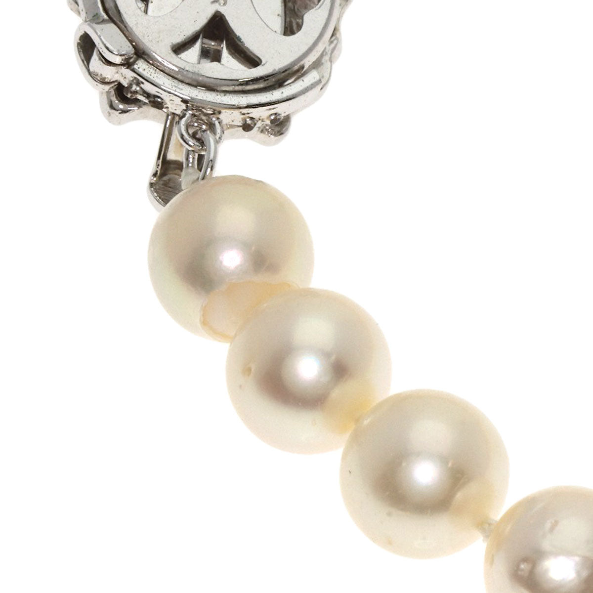 Akoya pearl Pearl Necklace Silver 48.6g　Ladies