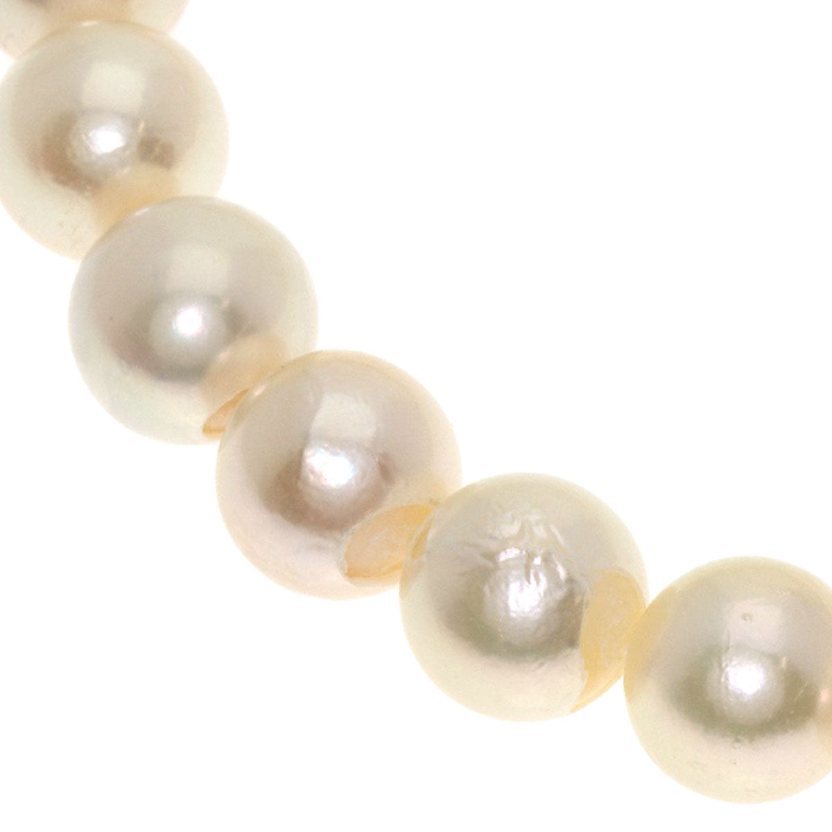 Akoya pearl Pearl Necklace Silver 48.6g　Ladies
