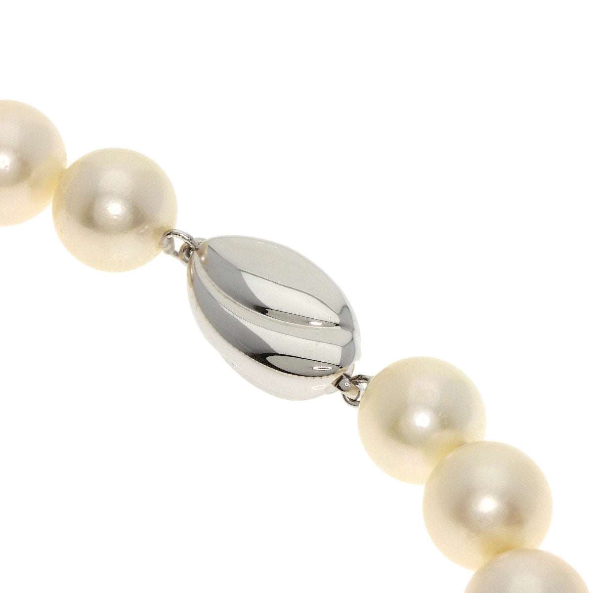 Akoya pearl Pearl Necklace Silver 52.5g　Ladies