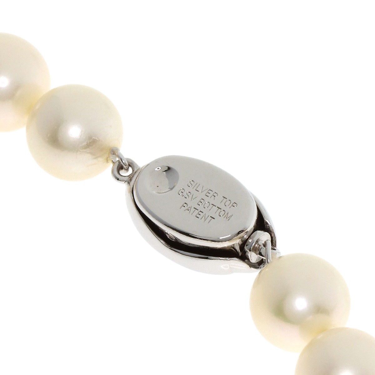 Akoya pearl Pearl Necklace Silver 52.5g　Ladies