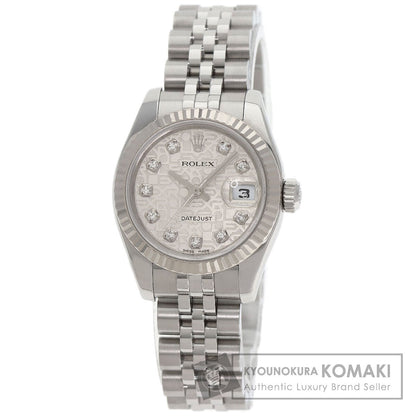 ROLEX DATEJUST 10P Diamond Watches 179174G Stainless Steel/Stainless Steel Ladies
