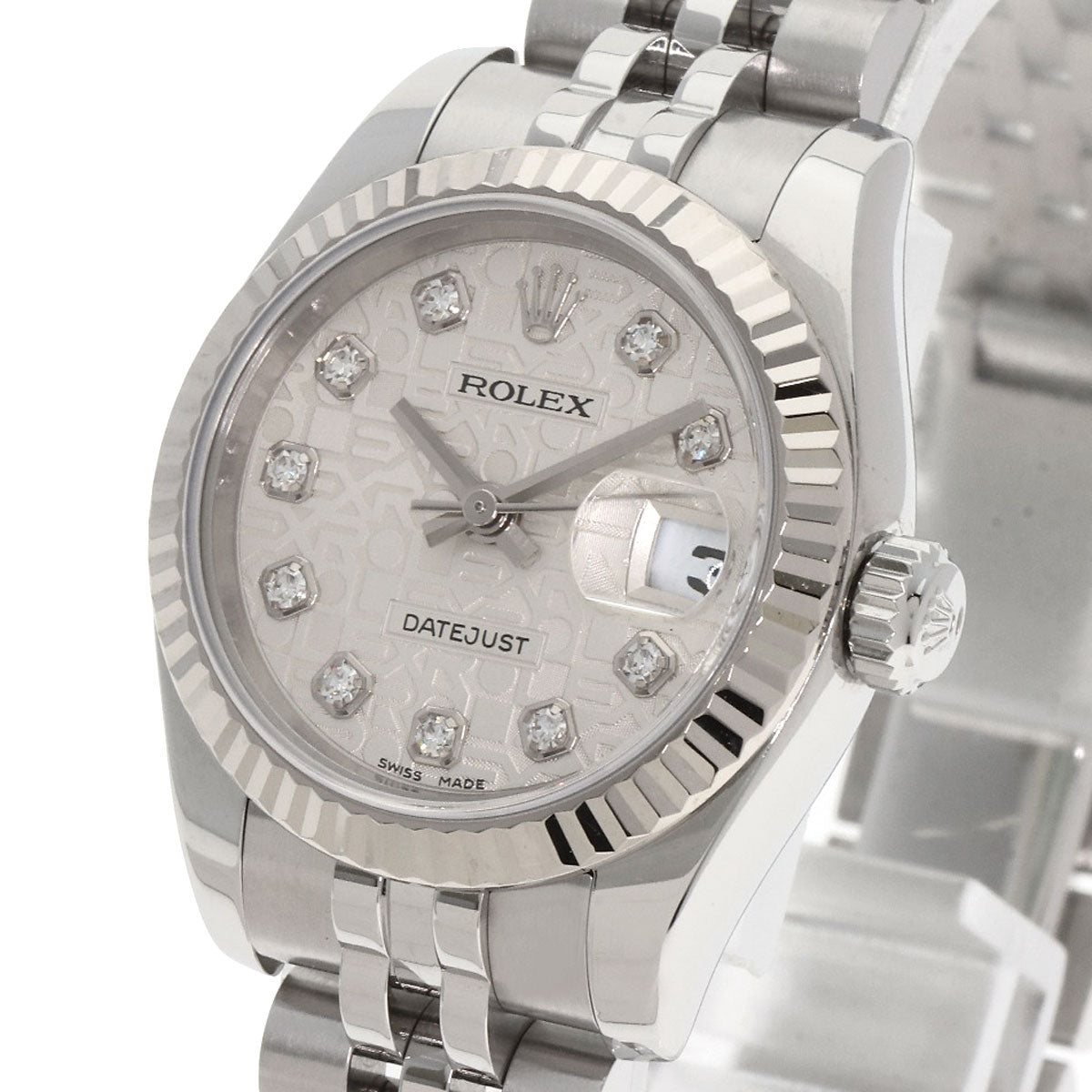 ROLEX DATEJUST 10P Diamond Watches 179174G Stainless Steel/Stainless Steel Ladies