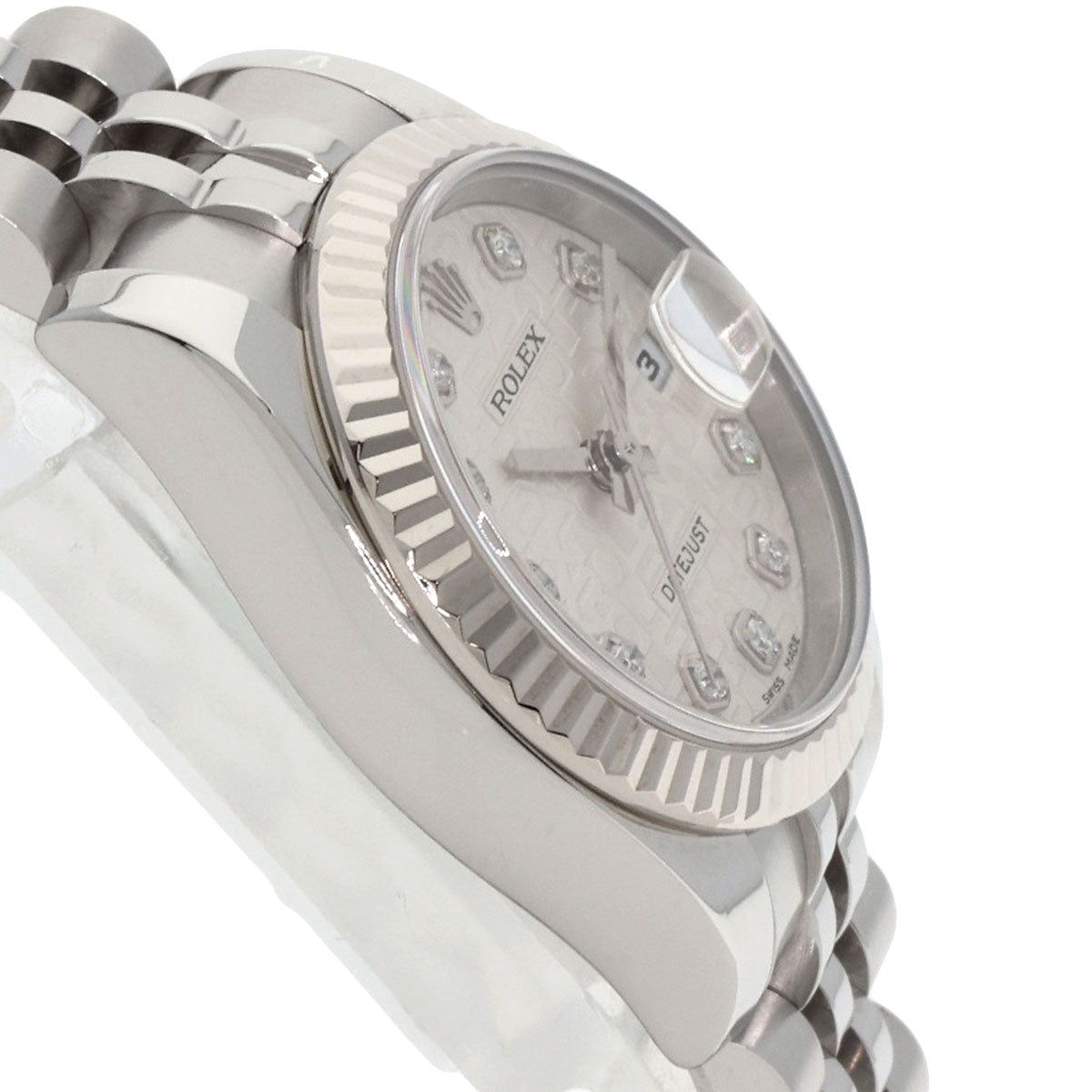ROLEX DATEJUST 10P Diamond Watches 179174G Stainless Steel/Stainless Steel Ladies