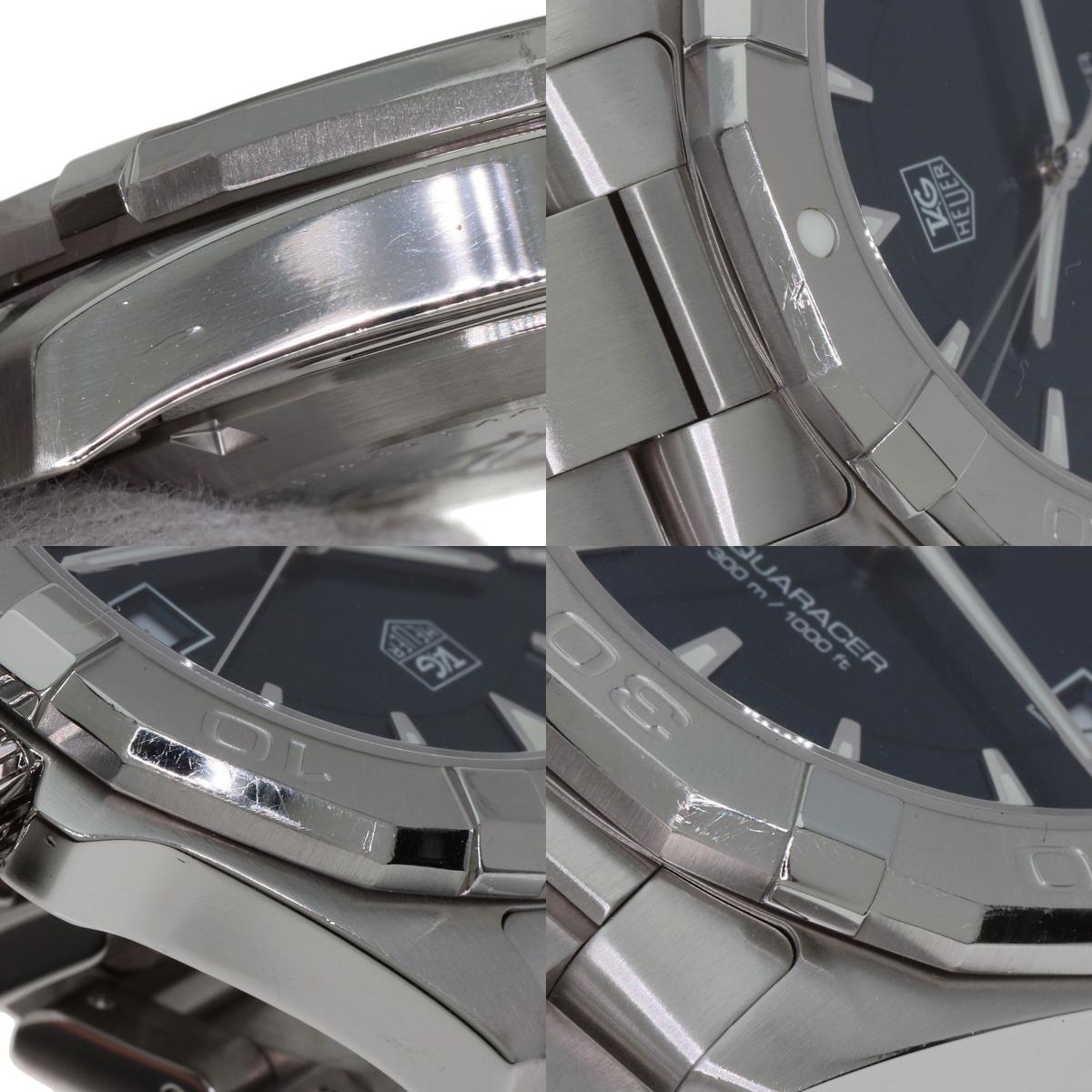 TAG HEUER Aqua racer Watches WAY1112.BA0928 Stainless Steel/Stainless Steel mens