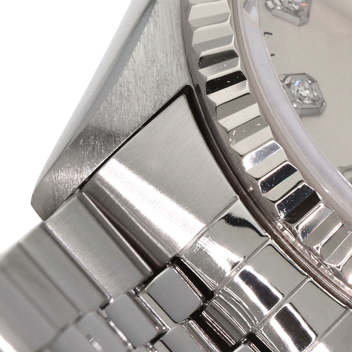 ROLEX DATEJUST 10P Diamond Watches 16234G Stainless Steel/Stainless Steel mens