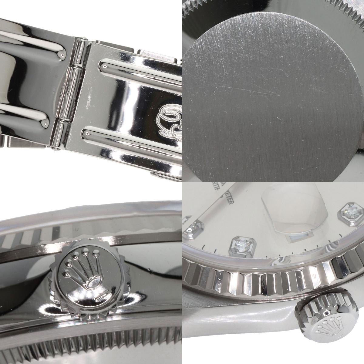 ROLEX DATEJUST 10P Diamond Watches 16234G Stainless Steel/Stainless Steel mens