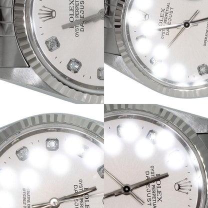 ROLEX DATEJUST 10P Diamond Watches 16234G Stainless Steel/Stainless Steel mens