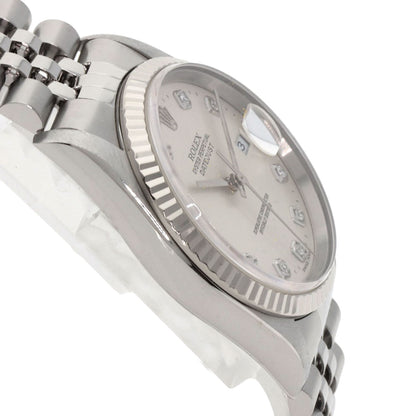 ROLEX DATEJUST 10P Diamond Watches 16234G Stainless Steel/Stainless Steel mens
