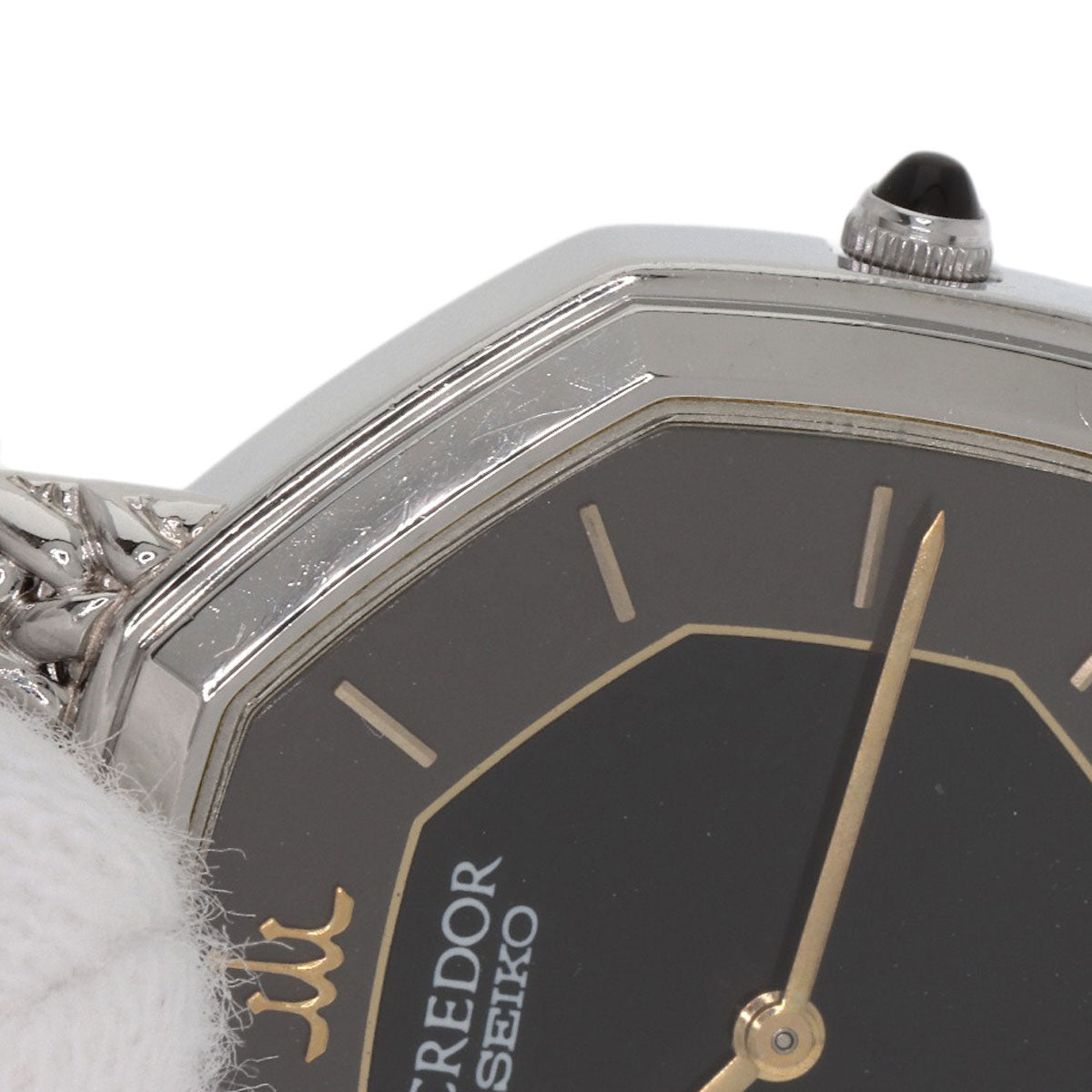 SEIKO CREDOR Octagon Watches 8420-5660 Stainless Steel/Stainless Steel Ladies