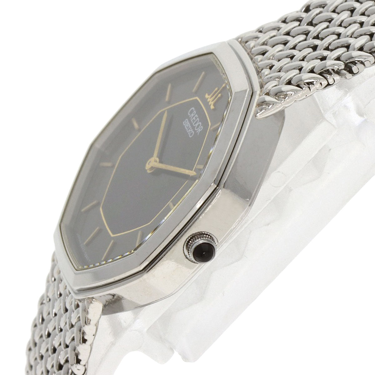 SEIKO CREDOR Octagon Watches 8420-5660 Stainless Steel/Stainless Steel Ladies