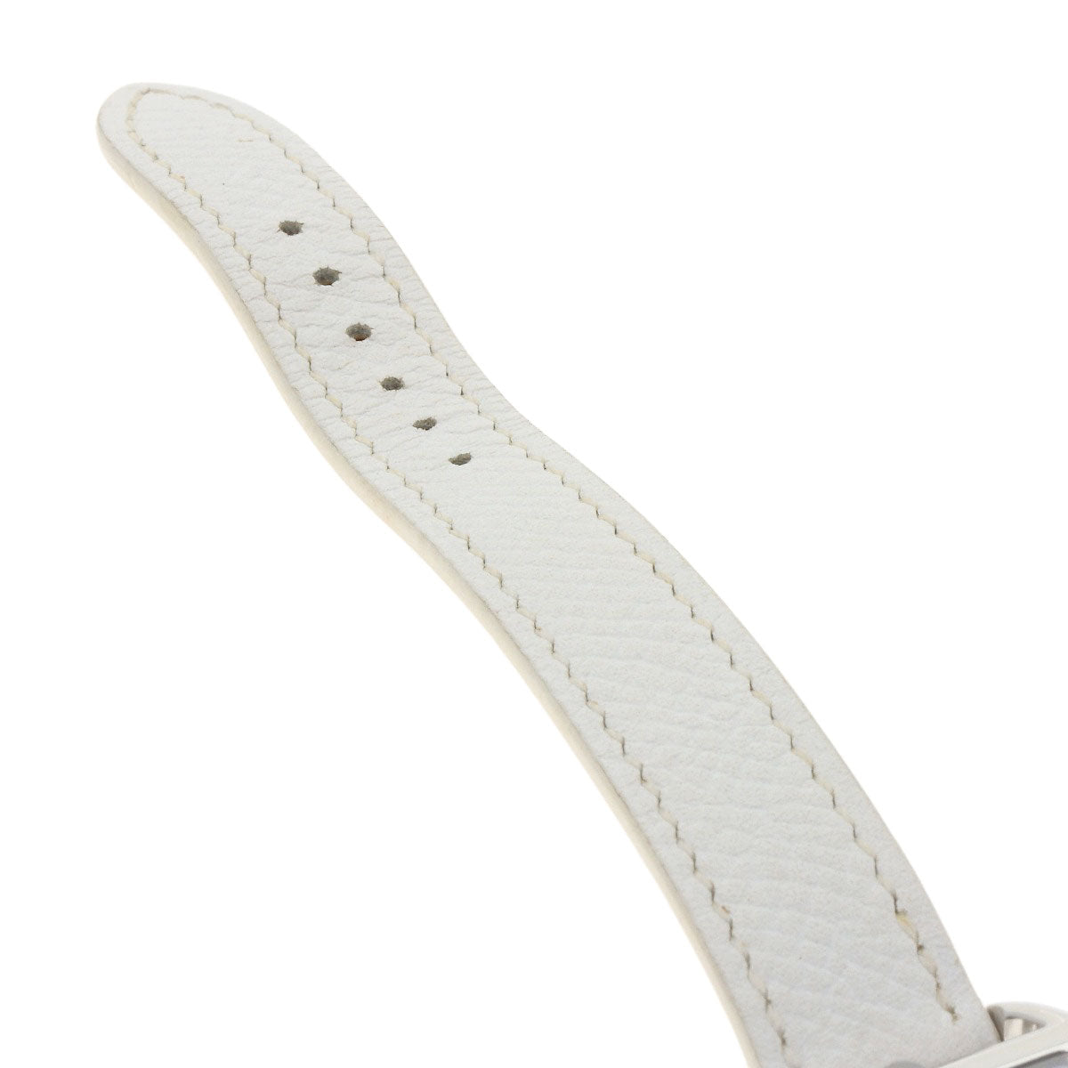 HERMES Cape Cod Tonneau Watches CT1.210 Stainless Steel/Leather Ladies