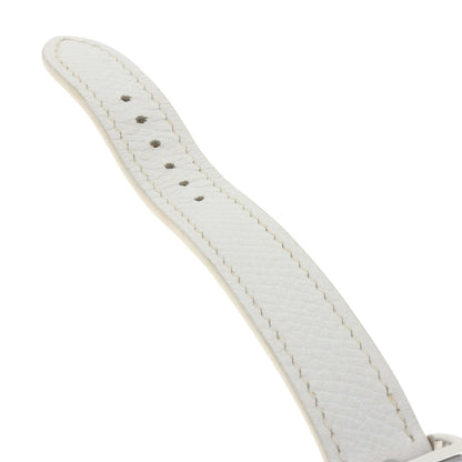 HERMES Cape Cod Tonneau Watches CT1.210 Stainless Steel/Leather Ladies