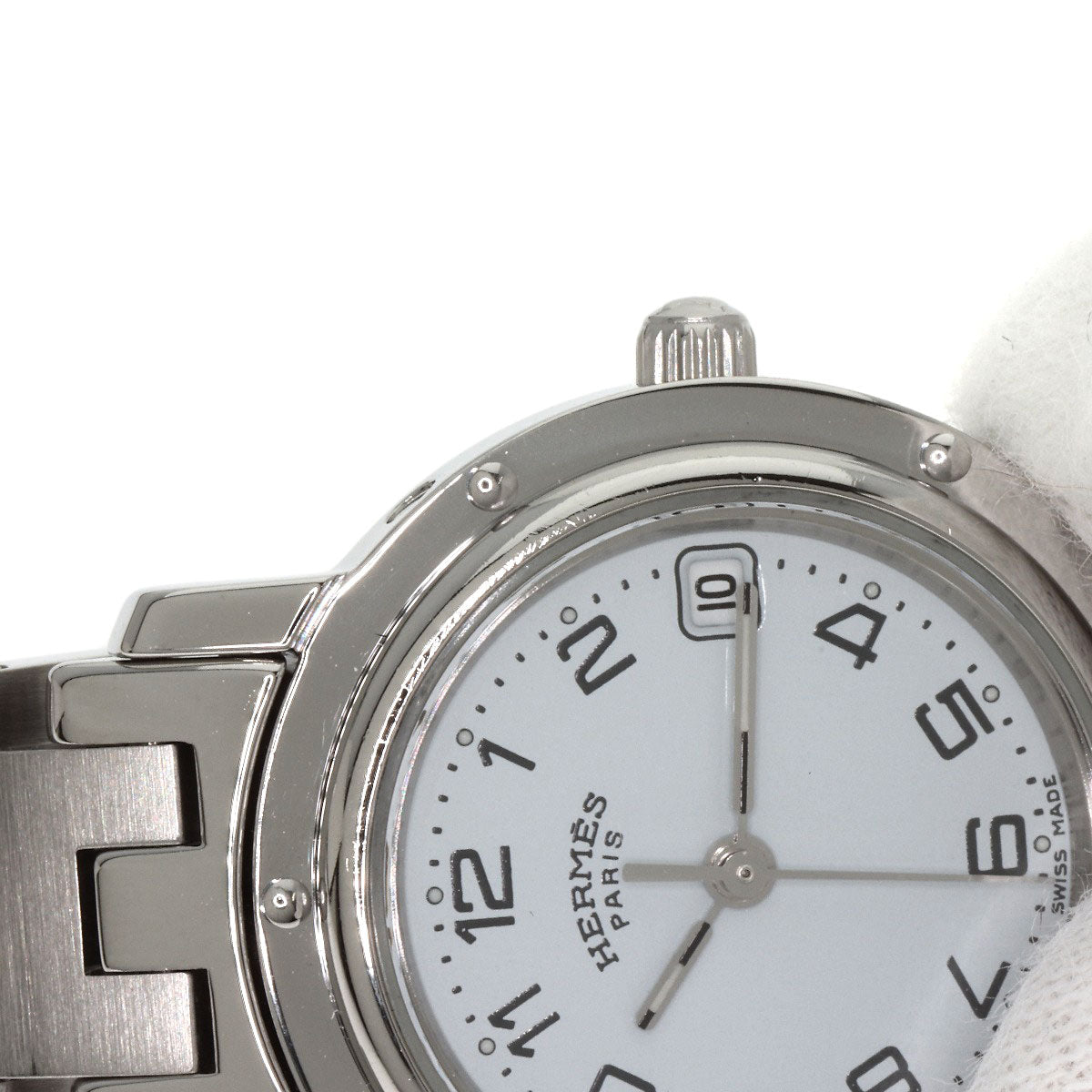 HERMES Clipper Watches CL4.210 Stainless Steel/Stainless Steel Ladies