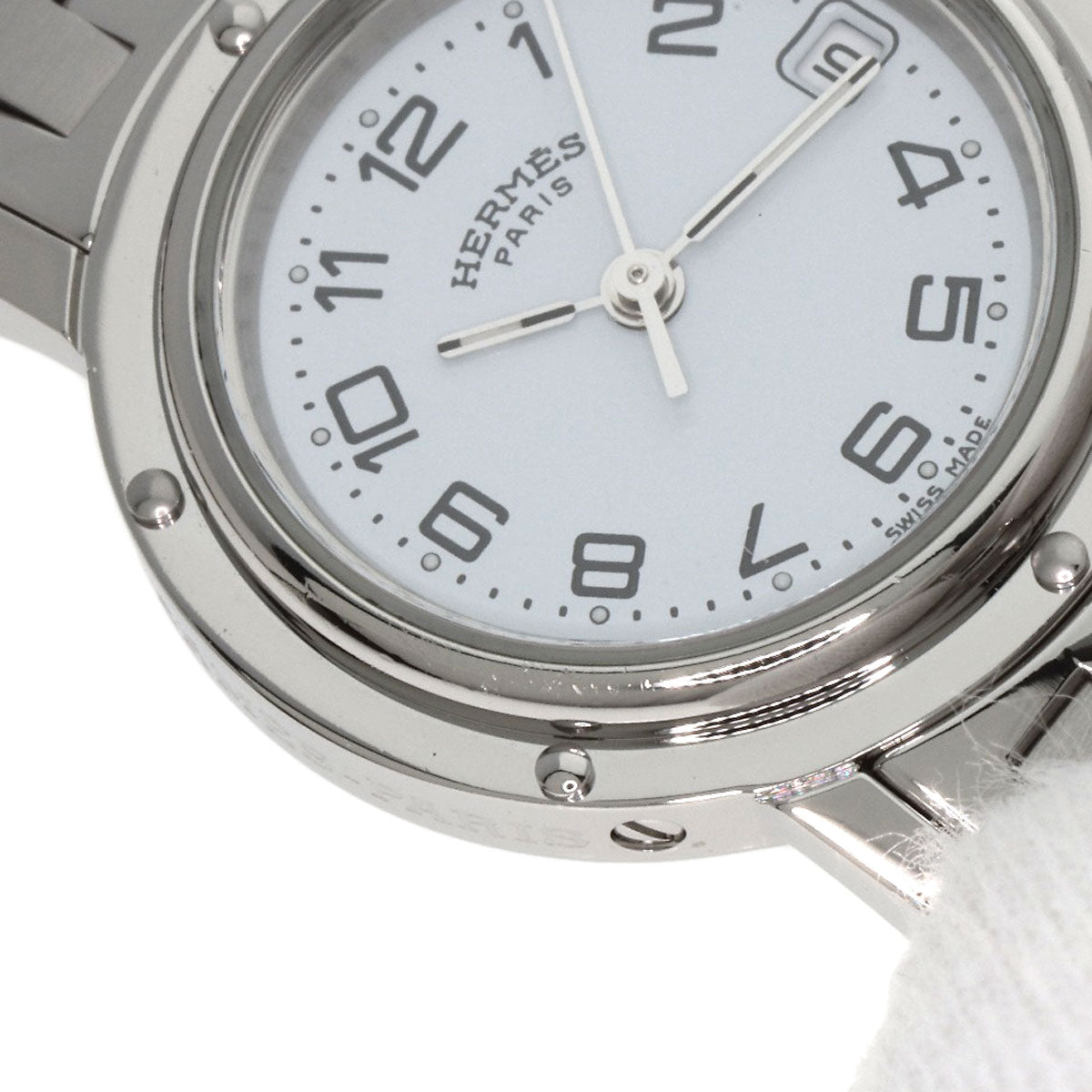 HERMES Clipper Watches CL4.210 Stainless Steel/Stainless Steel Ladies