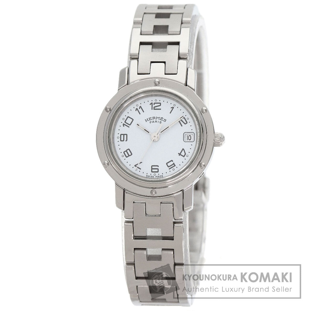 HERMES Clipper Watches CL4.210 Stainless Steel/Stainless Steel Ladies