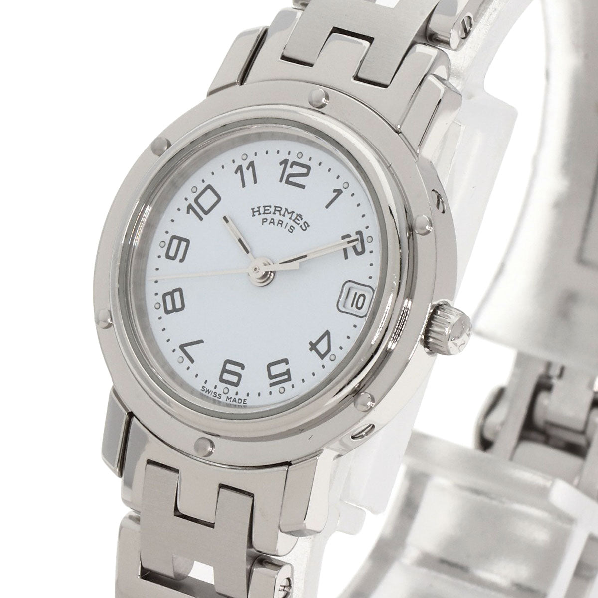 HERMES Clipper Watches CL4.210 Stainless Steel/Stainless Steel Ladies