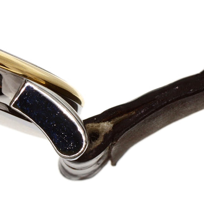 OMEGA De Ville Prestige Watches Gold Plated/Leather mens