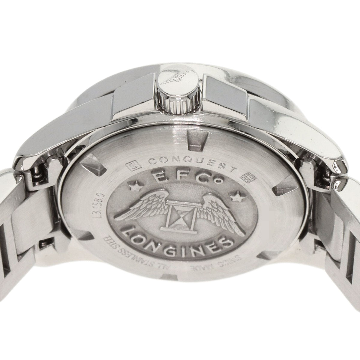 LONGINES HydroConquest 11P Bezel Diamond Watches L3.158.0 Stainless Steel/Stainless Steel Ladies