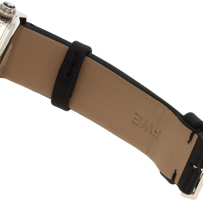 MONTBLANC Star Diamond Black Shell Watches 101642 K18 White Gold/Satin x Leather mens