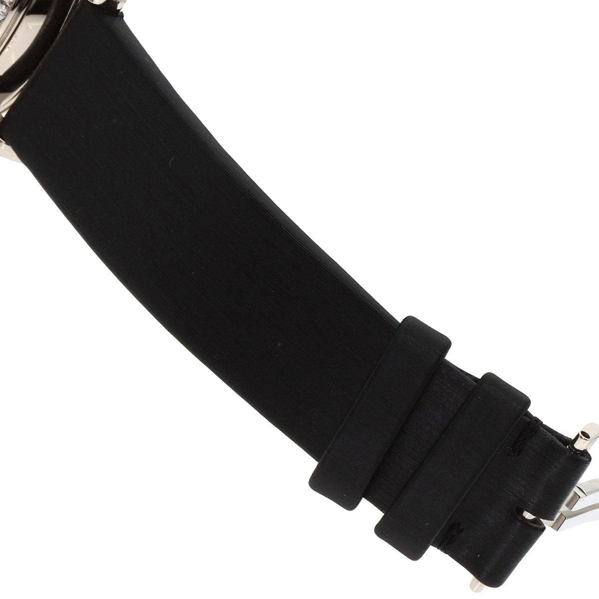 MONTBLANC Star Diamond Black Shell Watches 101642 K18 White Gold/Satin x Leather mens