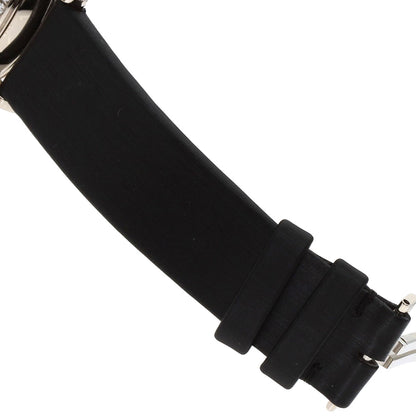 MONTBLANC Star Diamond Black Shell Watches 101642 K18 White Gold/Satin x Leather mens