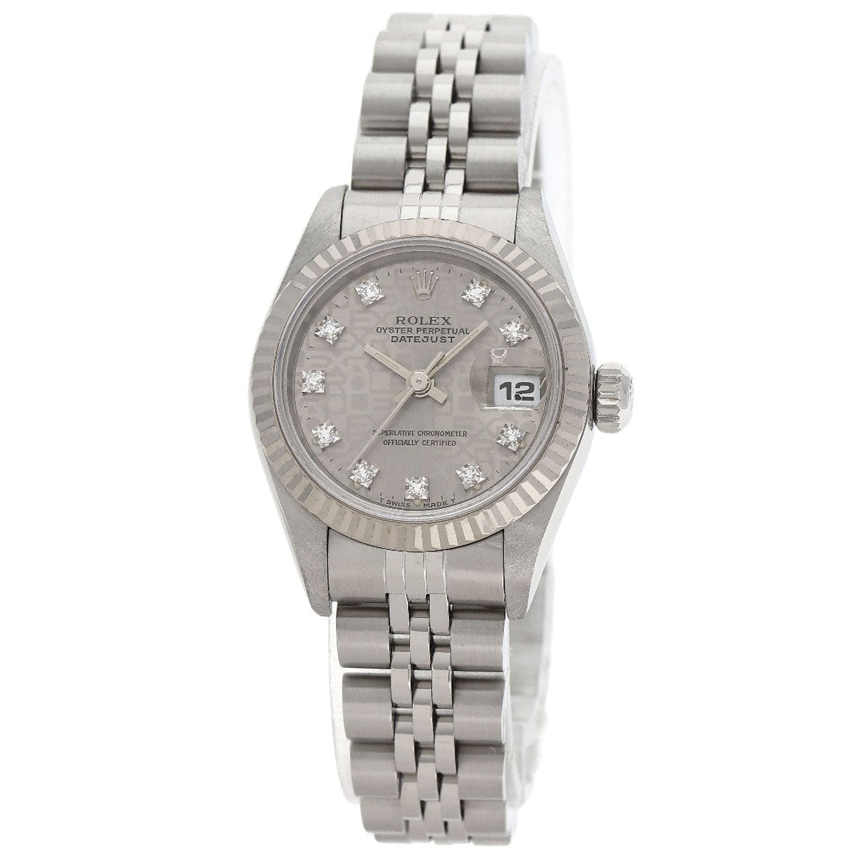 ROLEX DATEJUST 10P Diamond Watches 69174G Stainless Steel/Stainless Steel Ladies