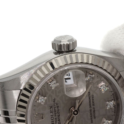 ROLEX DATEJUST 10P Diamond Watches 69174G Stainless Steel/Stainless Steel Ladies