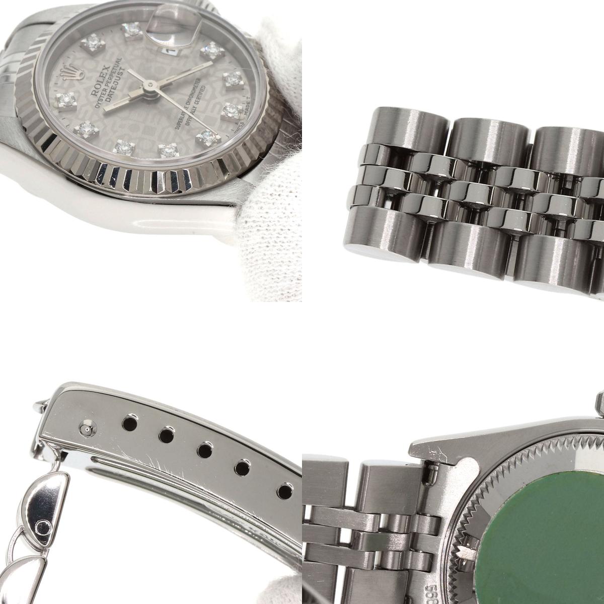 ROLEX DATEJUST 10P Diamond Watches 69174G Stainless Steel/Stainless Steel Ladies