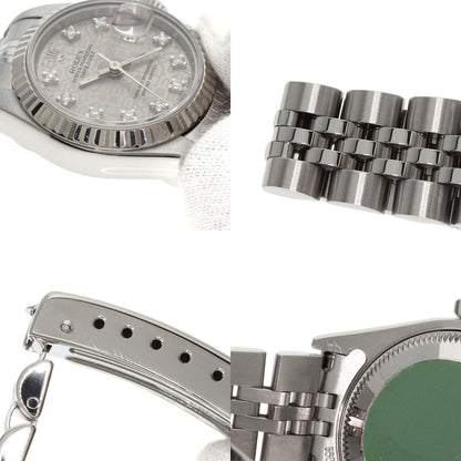 ROLEX DATEJUST 10P Diamond Watches 69174G Stainless Steel/Stainless Steel Ladies