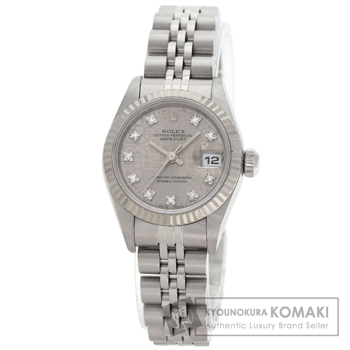 ROLEX DATEJUST 10P Diamond Watches 69174G Stainless Steel/Stainless Steel Ladies