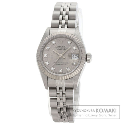 ROLEX DATEJUST 10P Diamond Watches 69174G Stainless Steel/Stainless Steel Ladies