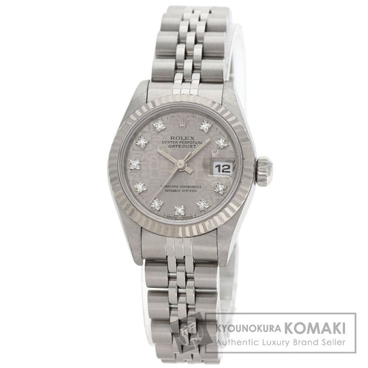 ROLEX DATEJUST 10P Diamond Watches 69174G Stainless Steel/Stainless Steel Ladies