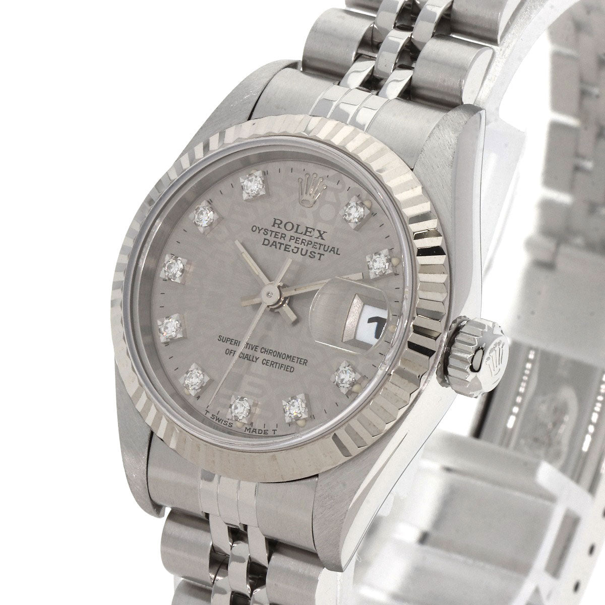 ROLEX DATEJUST 10P Diamond Watches 69174G Stainless Steel/Stainless Steel Ladies