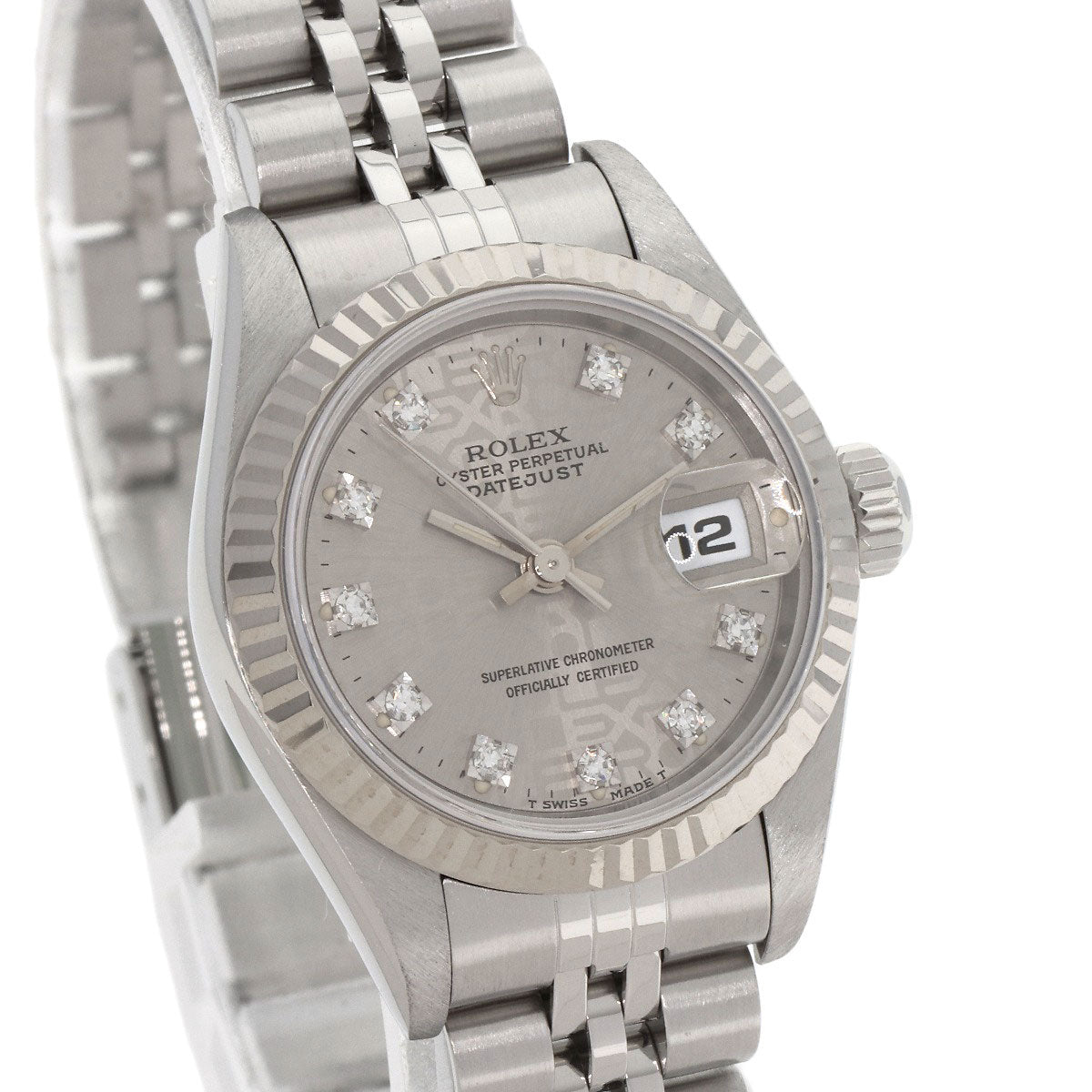 ROLEX DATEJUST 10P Diamond Watches 69174G Stainless Steel/Stainless Steel Ladies