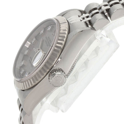 ROLEX DATEJUST 10P Diamond Watches 69174G Stainless Steel/Stainless Steel Ladies