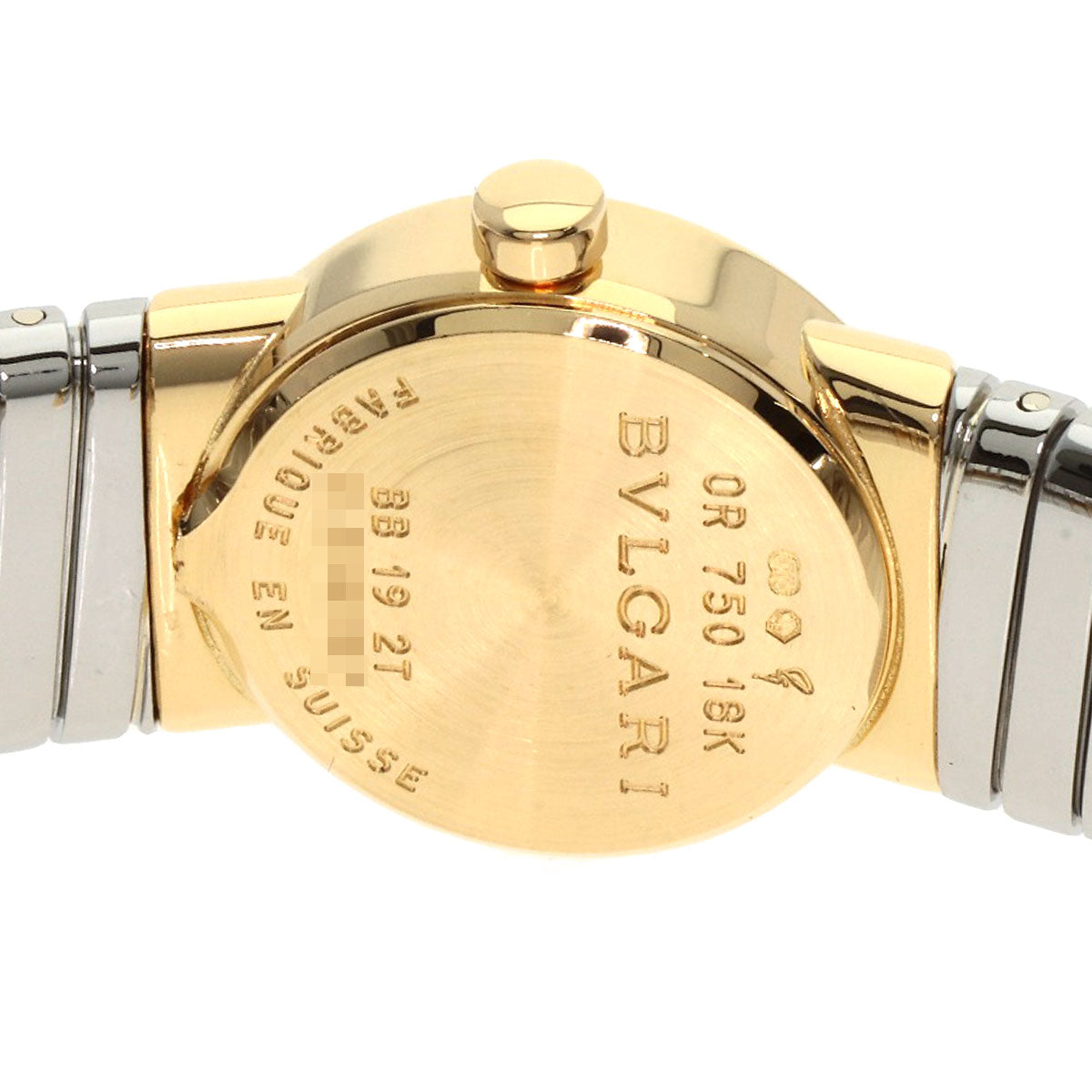 BVLGARI BVLGARI BVLGARI Tubogas Watches BB192T K18 Yellow Gold/Stainless Steel Ladies