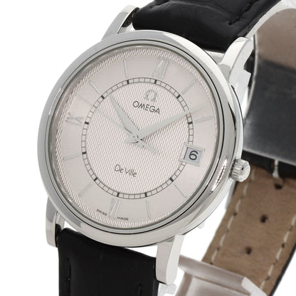 OMEGA De Ville Prestige Watches 7824.21 Stainless Steel/Leather mens
