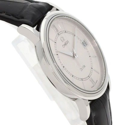 OMEGA De Ville Prestige Watches 7824.21 Stainless Steel/Leather mens