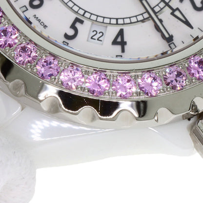 CHANEL J12 1.3" Pink Sapphire Watches H1181 Ceramic/Ceramic Ladies