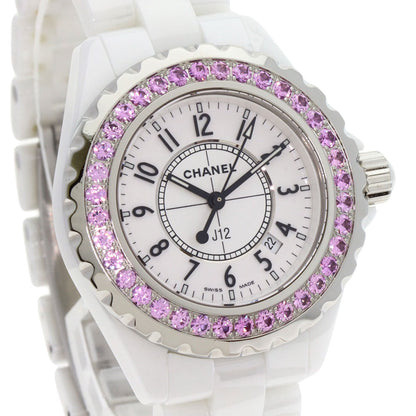 CHANEL J12 1.3" Pink Sapphire Watches H1181 Ceramic/Ceramic Ladies
