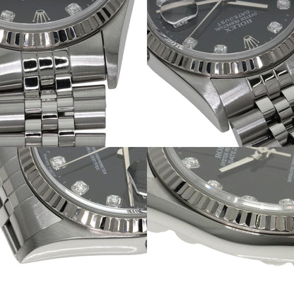 ROLEX DATEJUST 10P Diamond Watches 16234G Stainless Steel/Stainless Steel mens