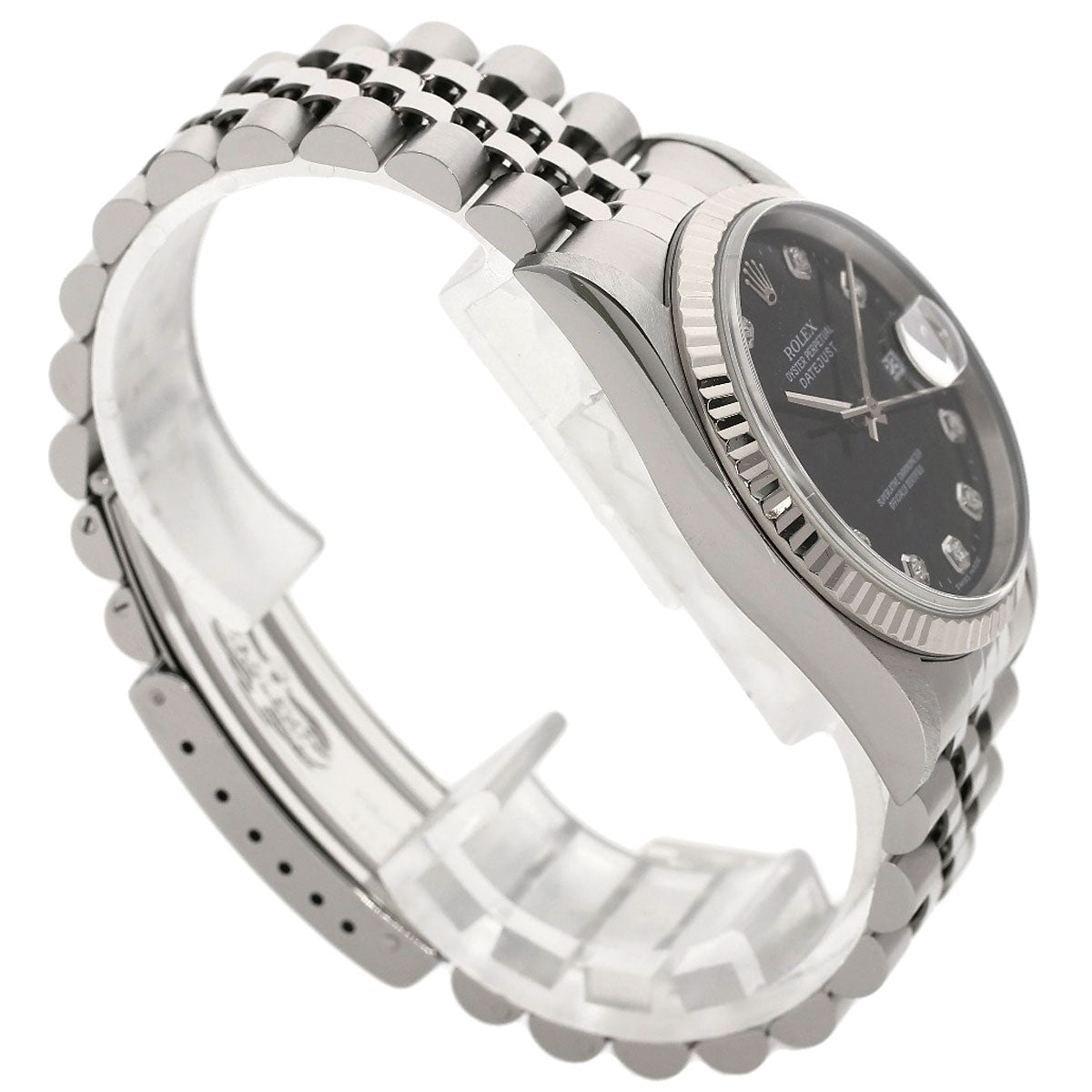 ROLEX DATEJUST 10P Diamond Watches 16234G Stainless Steel/Stainless Steel mens