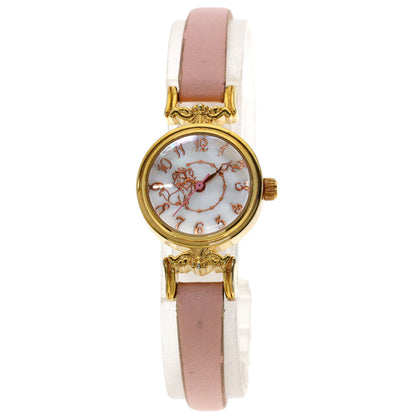 Disney Marie the Aristocats Watches TDSJ00258 Gold Plated/Leather Ladies