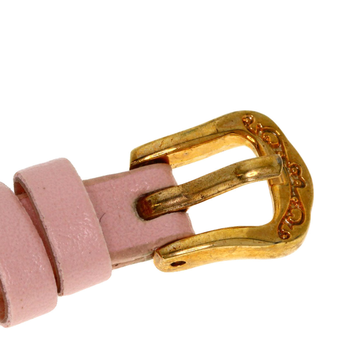 Disney Marie the Aristocats Watches TDSJ00258 Gold Plated/Leather Ladies